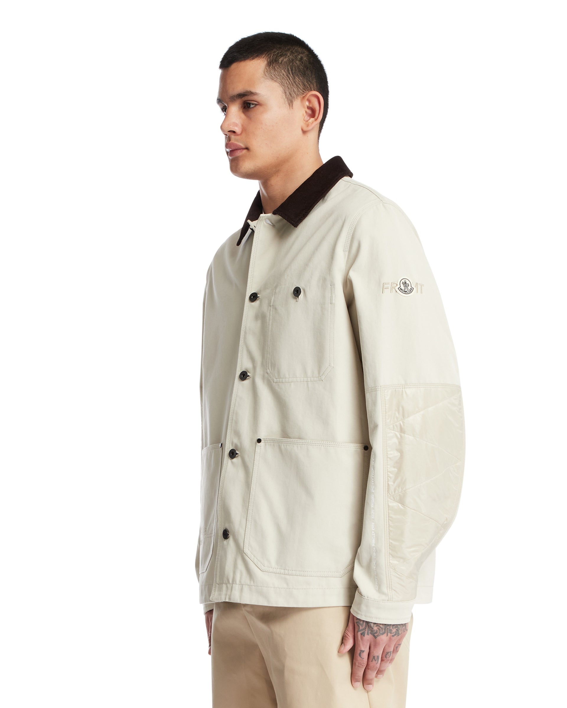 Moncler Genius x FRGMT Beige Cotton Jacket - 4