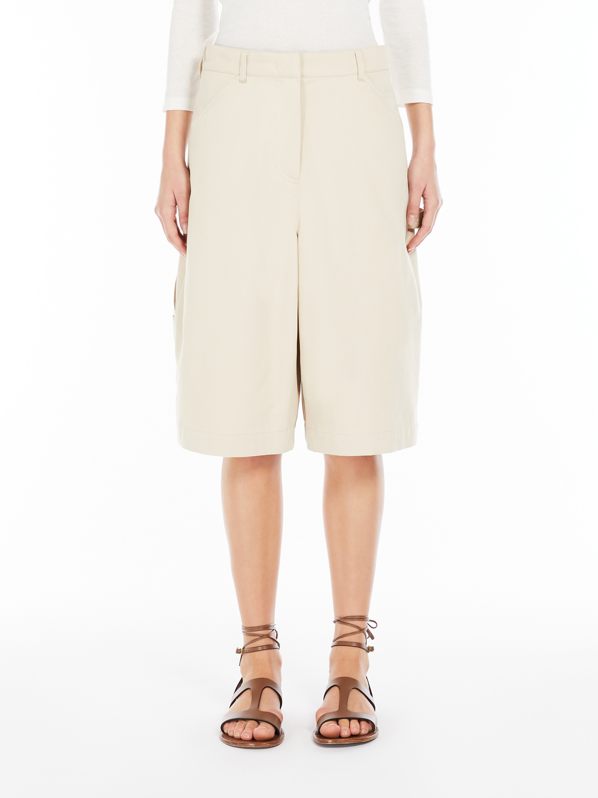 ARTURO1234 Cotton gabardine Bermuda shorts - 3