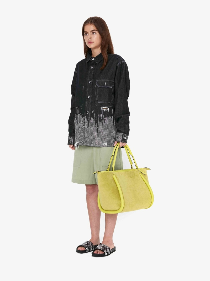 JW Anderson BUMPER-31 TERRY TOWEL TOP HANDLE BAG outlook