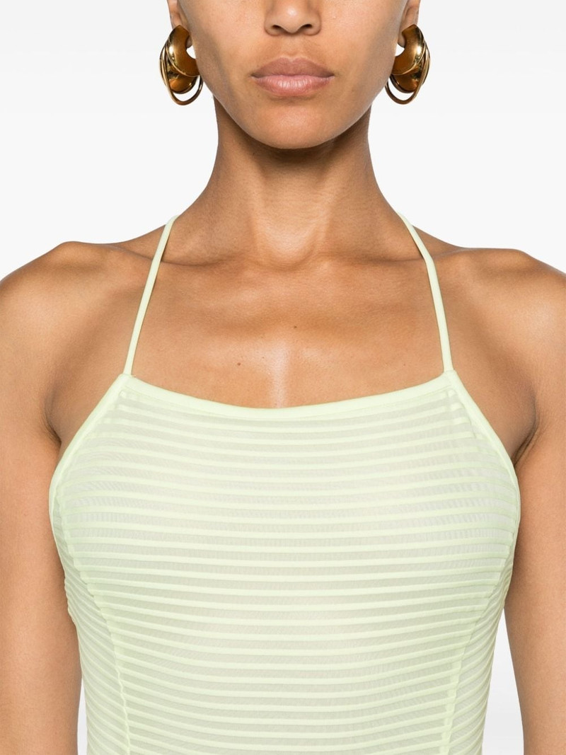 ribbed flared midi dress 5