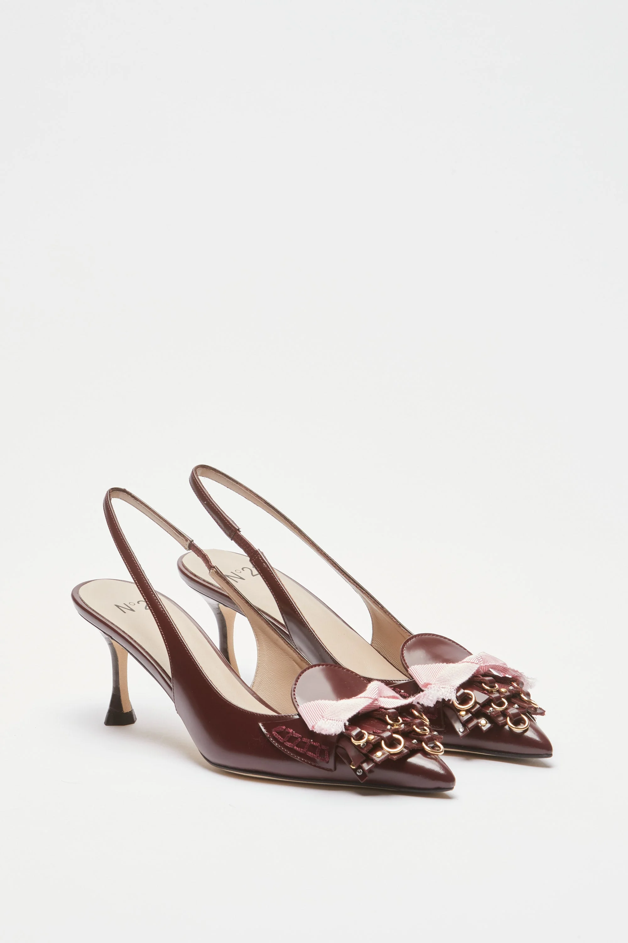 SLINGBACK WITH FRINGES AND STUDS - 1