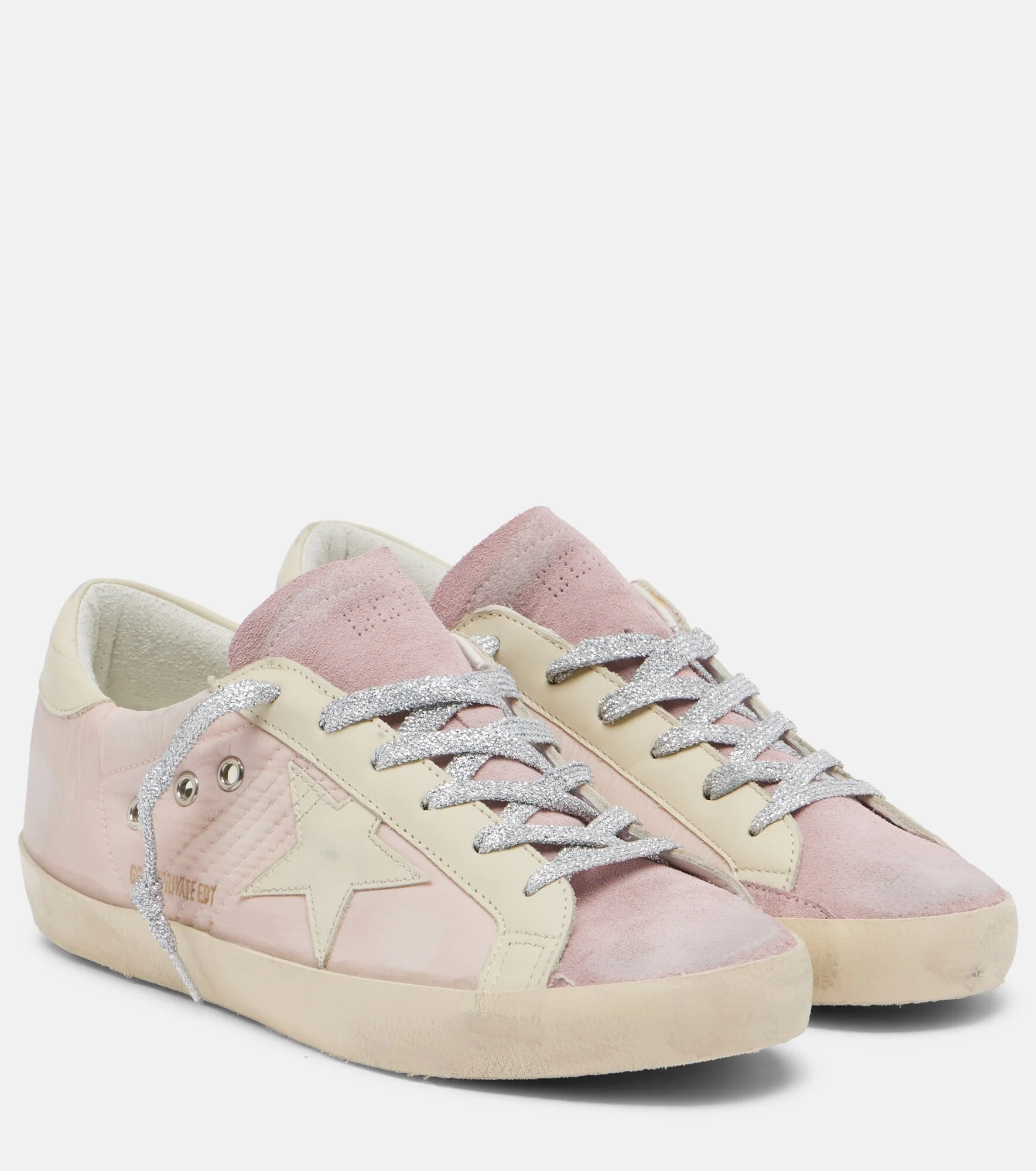 Super-Star suede-trimmed sneakers - 1