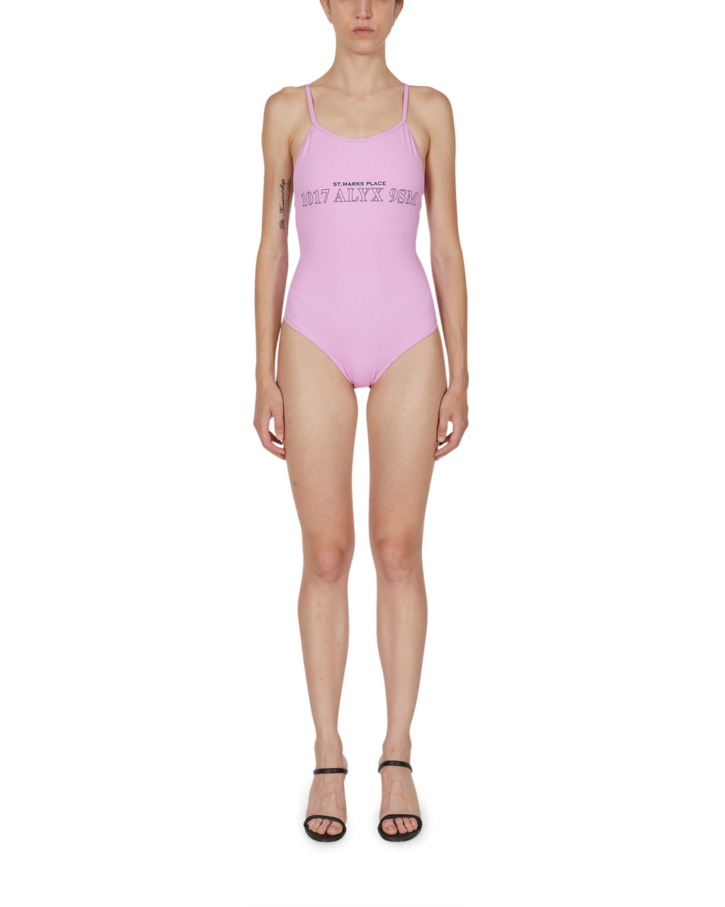 LOGO BUCKLE BATHING SUIT - 2