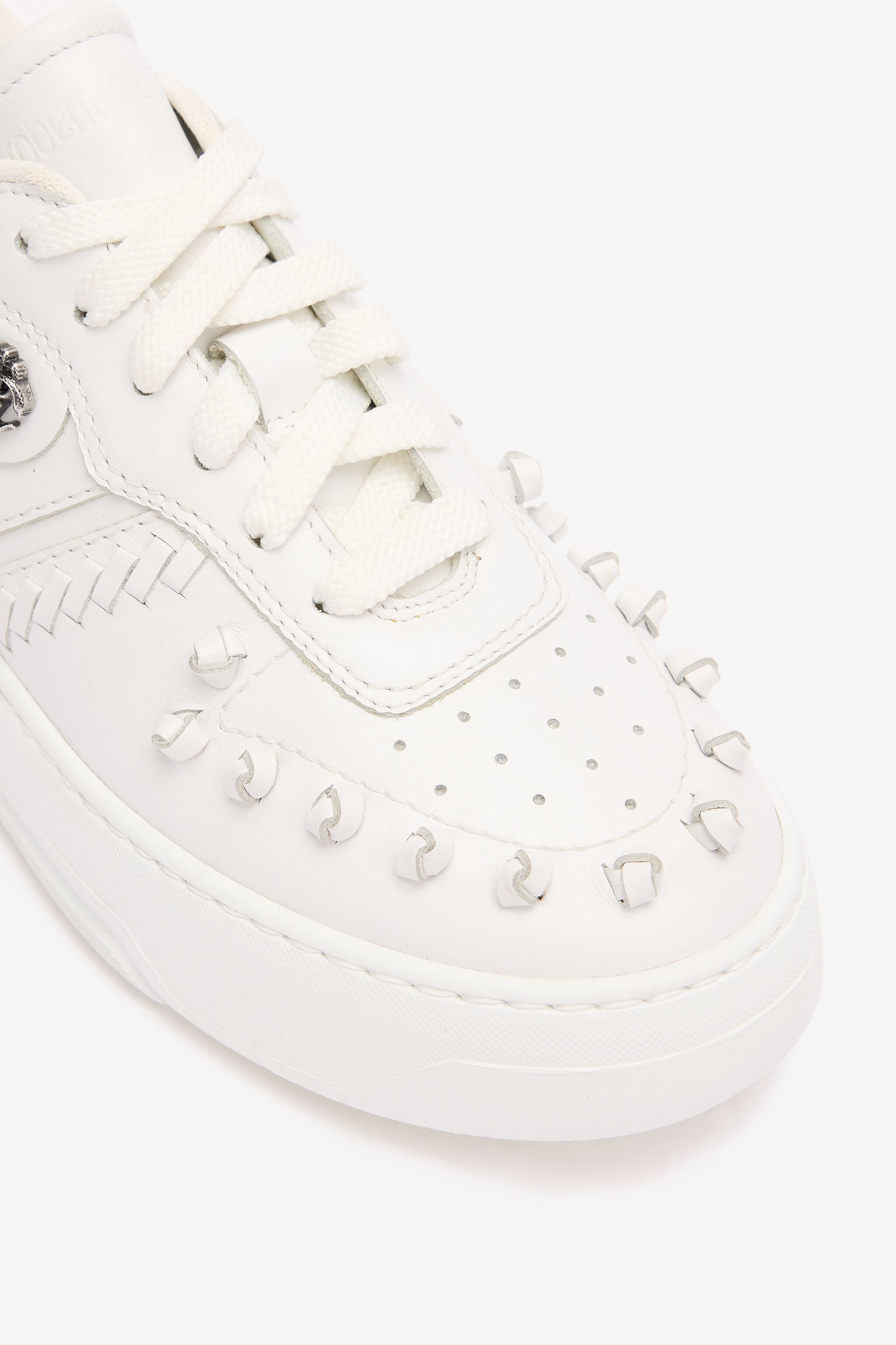Sneakers With Embossed Inserts - 4