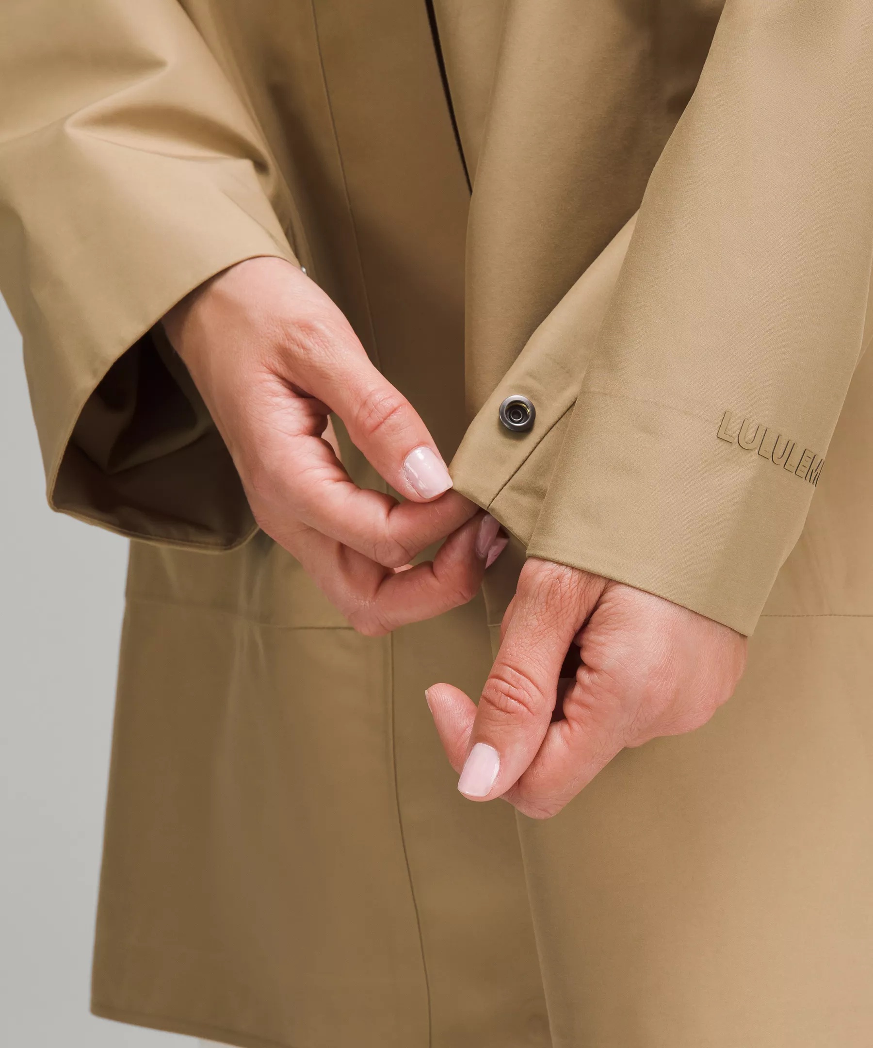Mid-Length Waterproof Rain Coat - 5