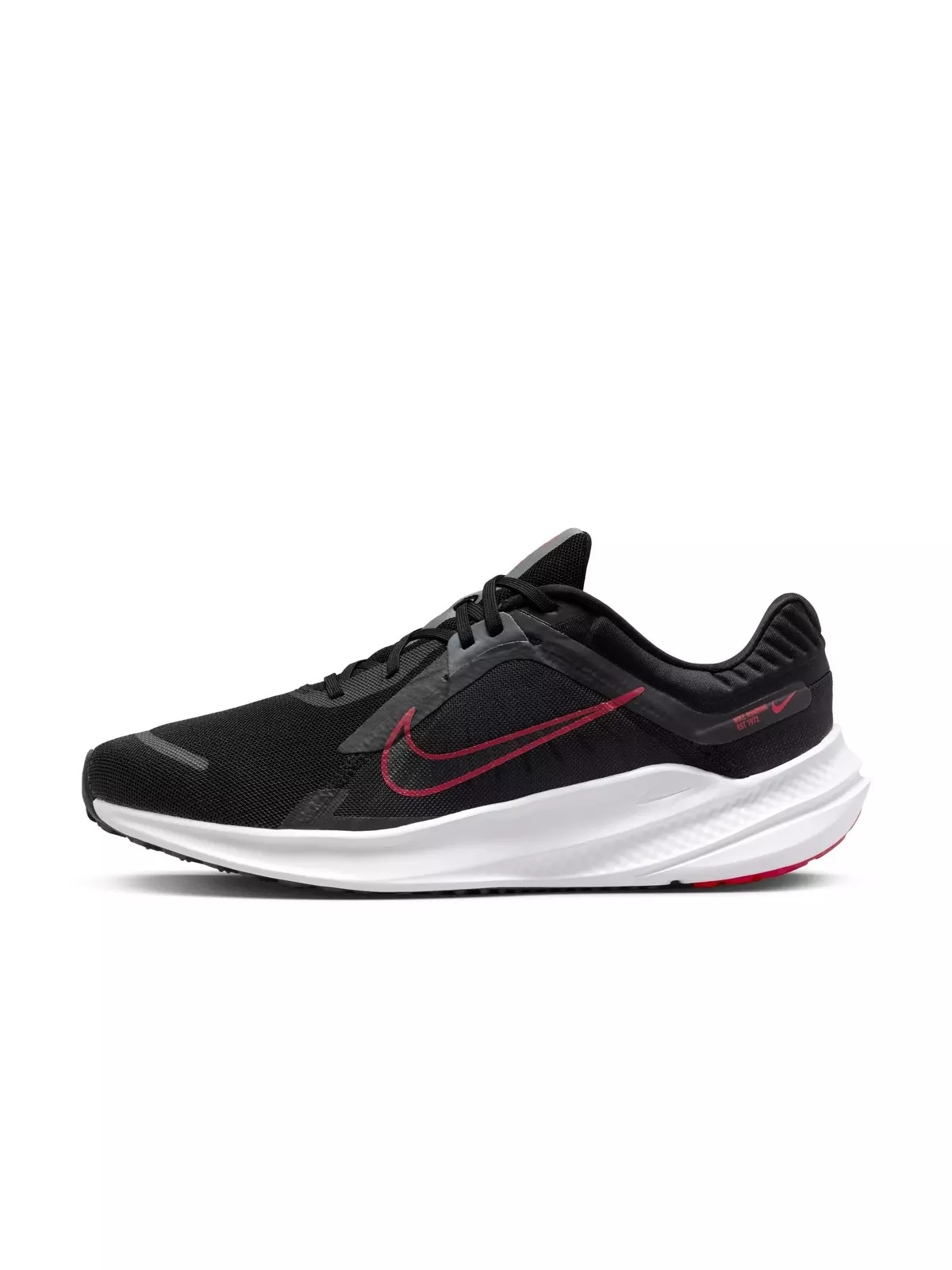 Quest 5 "Black/University Red/Smoke Grey" Men's Running Shoe - 2