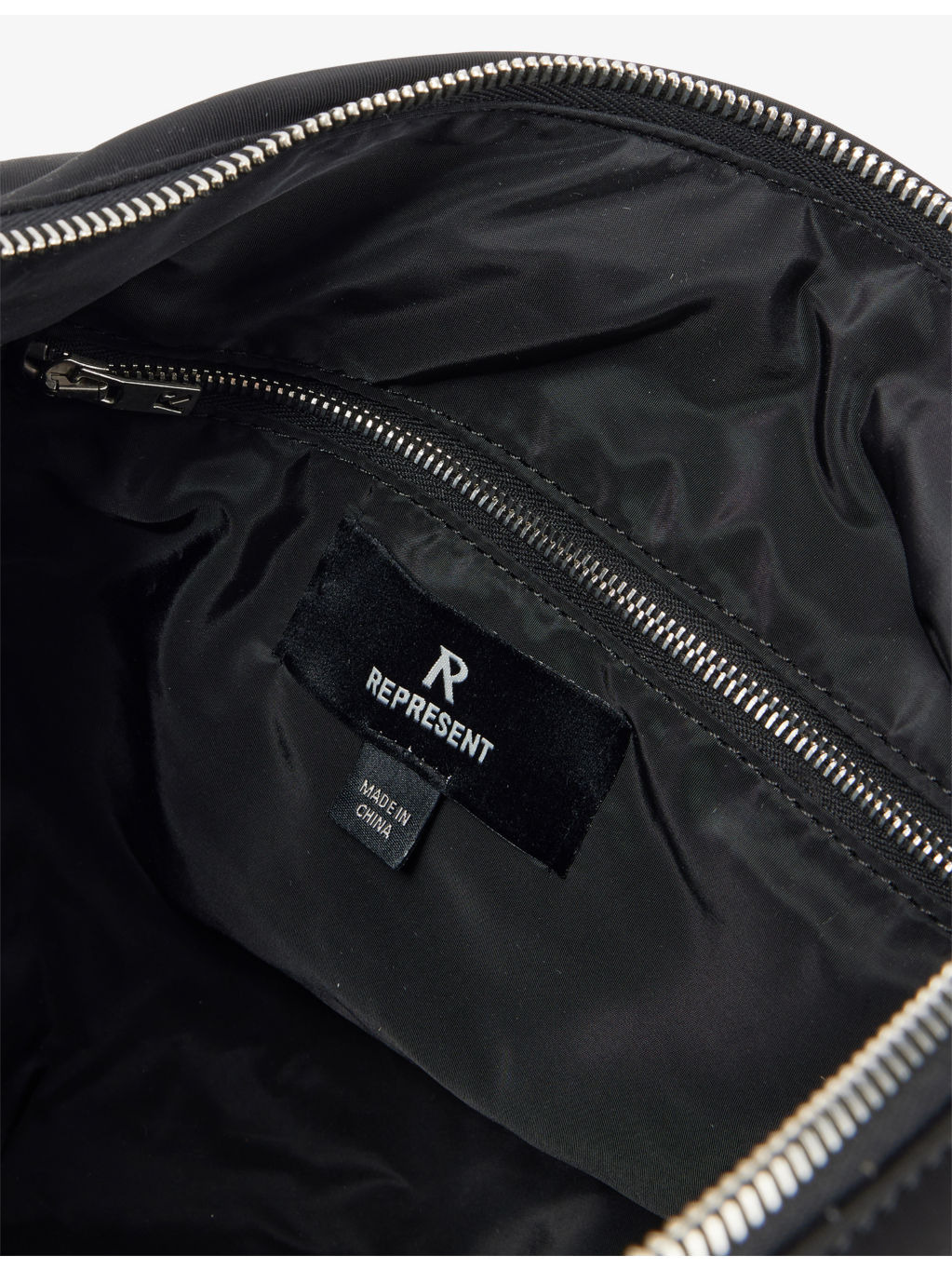 Script-Hardware Padded Nylon Sling Bag - 6