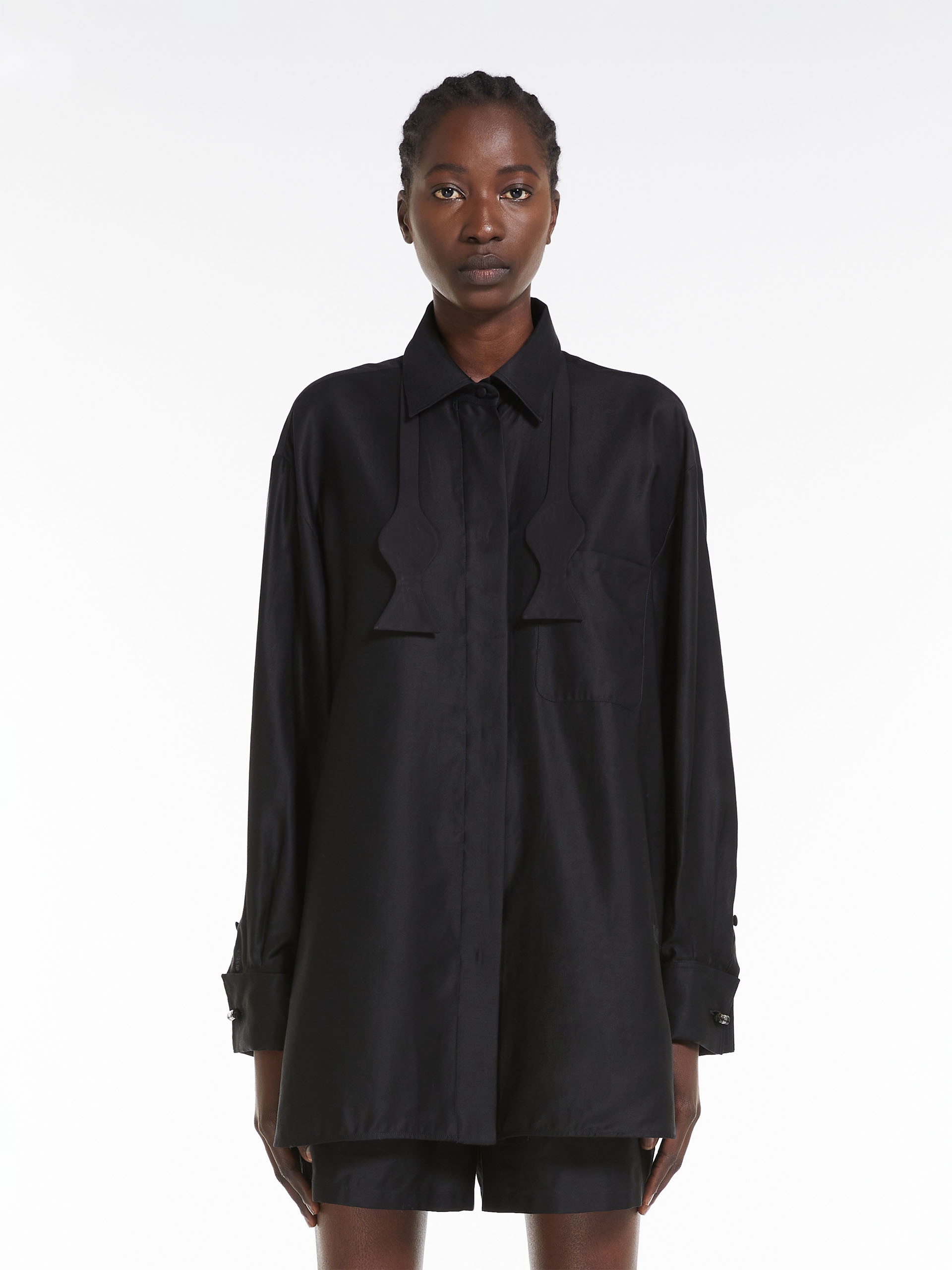 MAREA Oversize men’s-style cotton shirt - 3