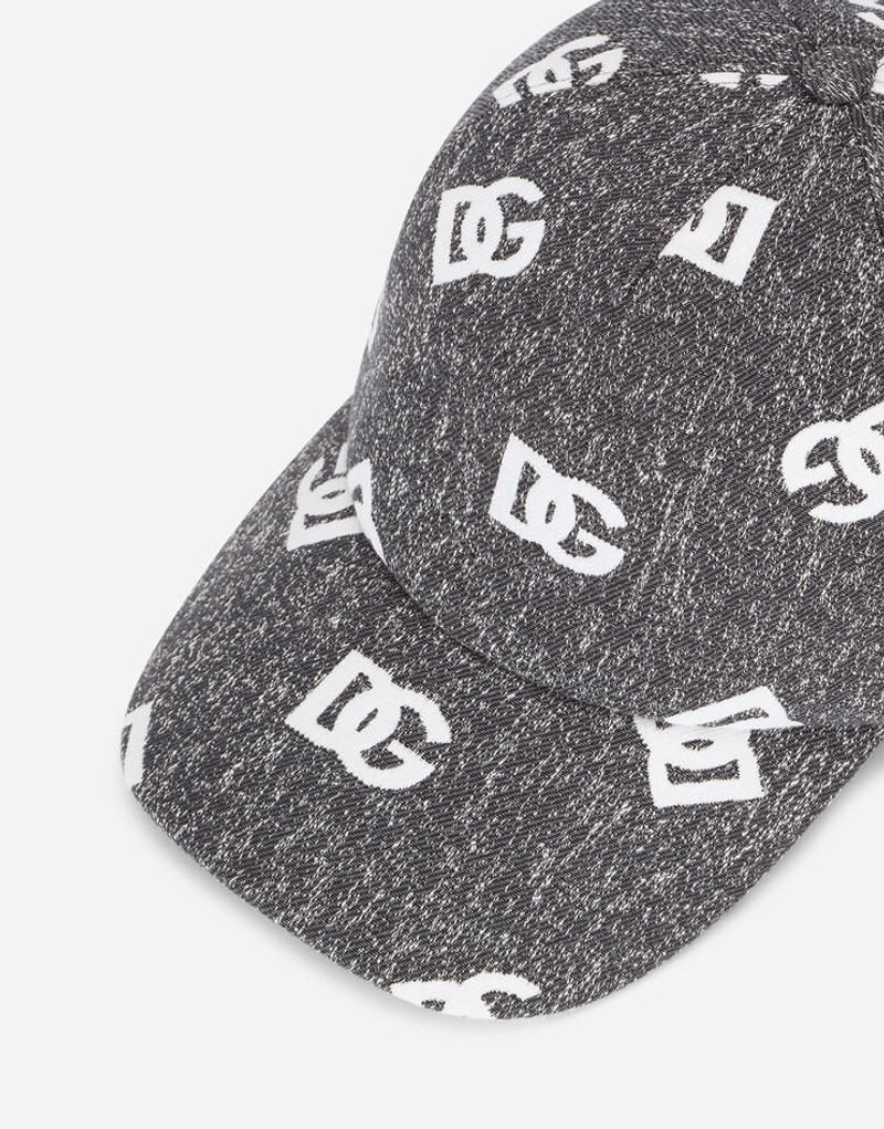 Dolce & Gabbana Cotton jacquard baseball cap with DG logo outlook