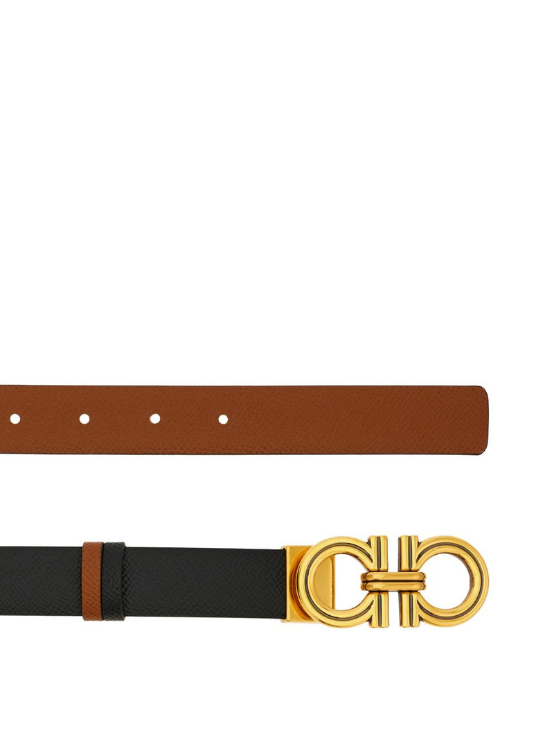 reversible and adjustable Gancini belt 3