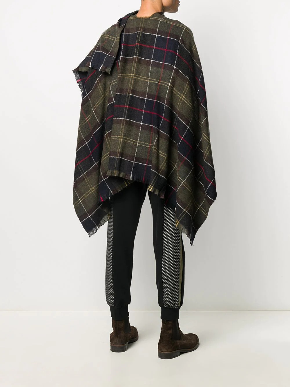 Staffin tartan serape cape - 6