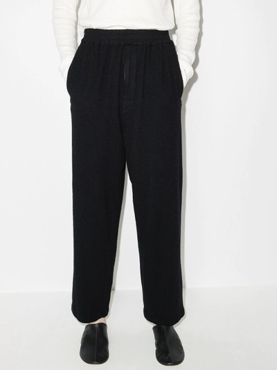 UNDERCOVER loose-fit wool track pants outlook