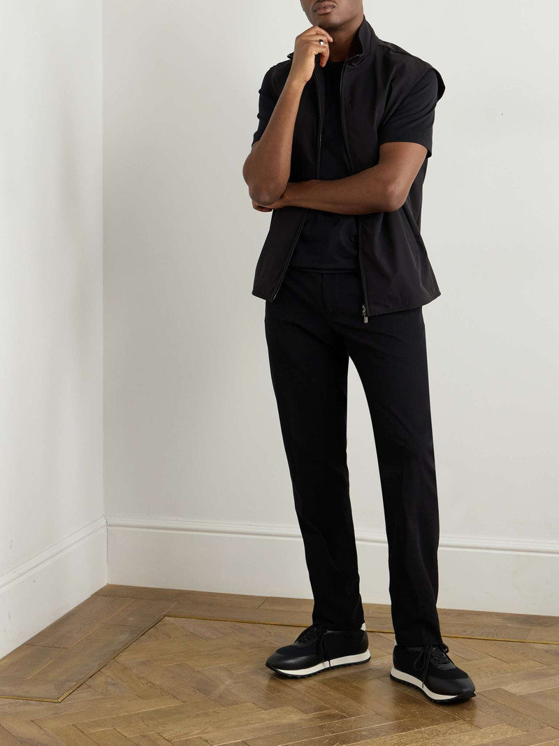 ZEGNA Slim-Fit Logo-Embroidered Cotton-Jersey T-Shirt outlook