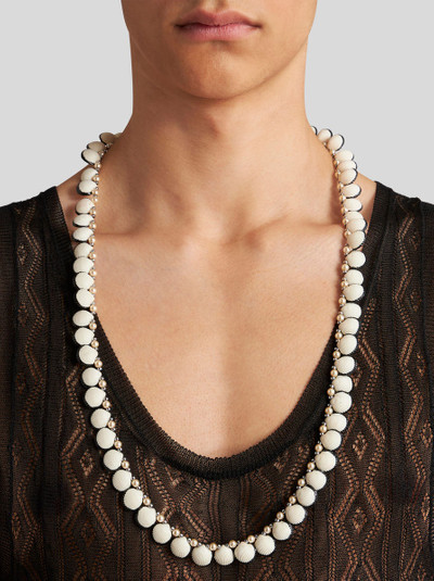 Etro PEARL AND SHELL NECKLACE outlook