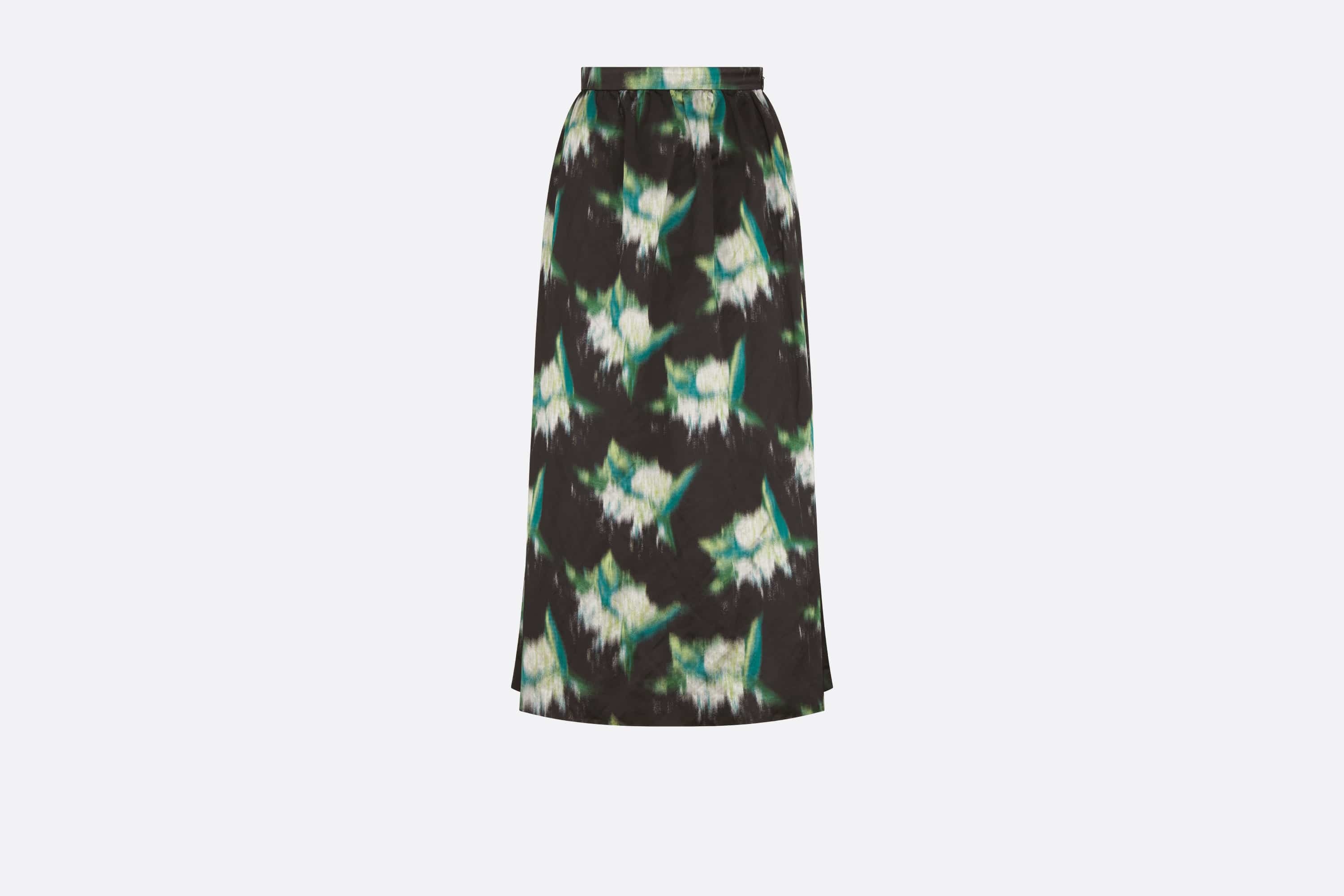 Mid-Length Straight-Cut Skirt - 1
