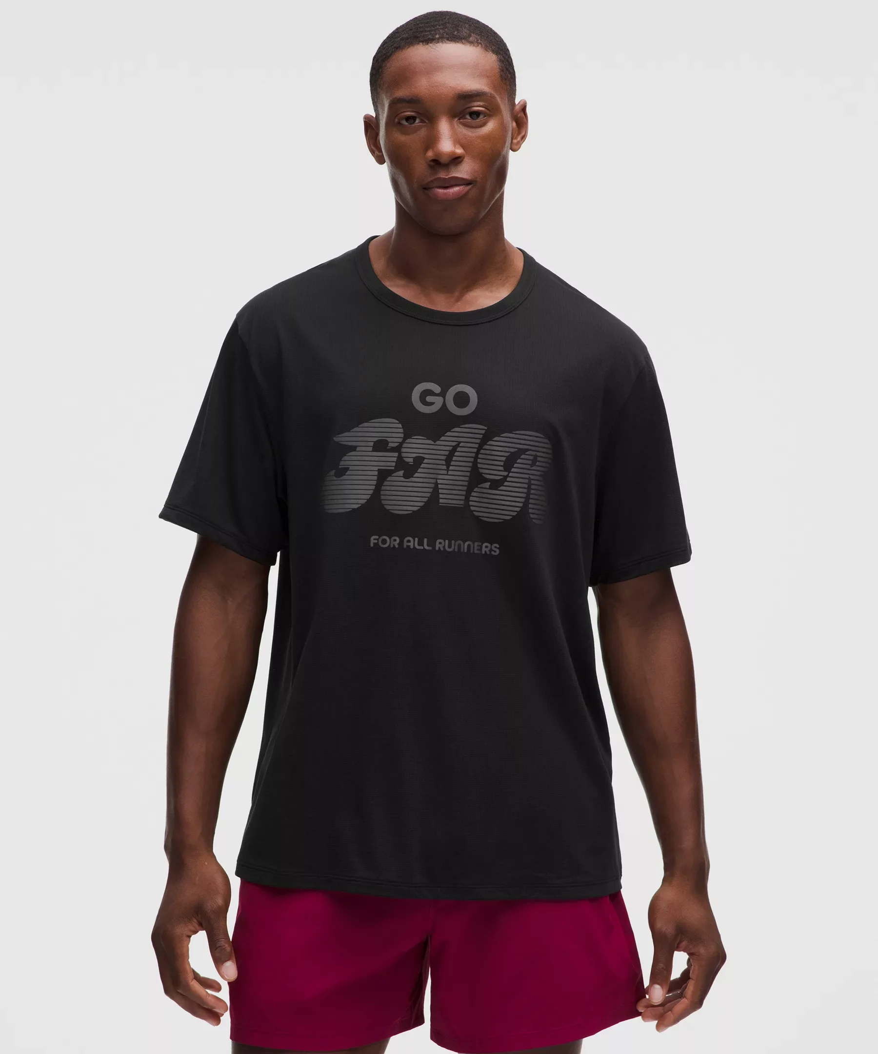 Mile Maker Mesh Short-Sleeve Shirt *Run Graphic - 1