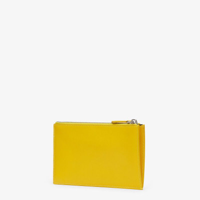 FENDI Yellow leather bag outlook