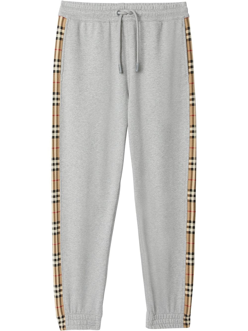 vintage check panel track pants - 1