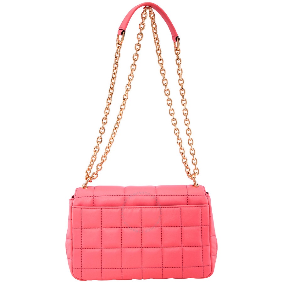 Michael Kors - Open Box - Michael Kors Red Ladies SoHo Large Quilted Leather Shoulder Bag - 6