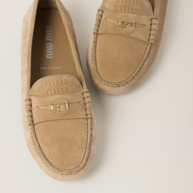 Suede driving shoes 4