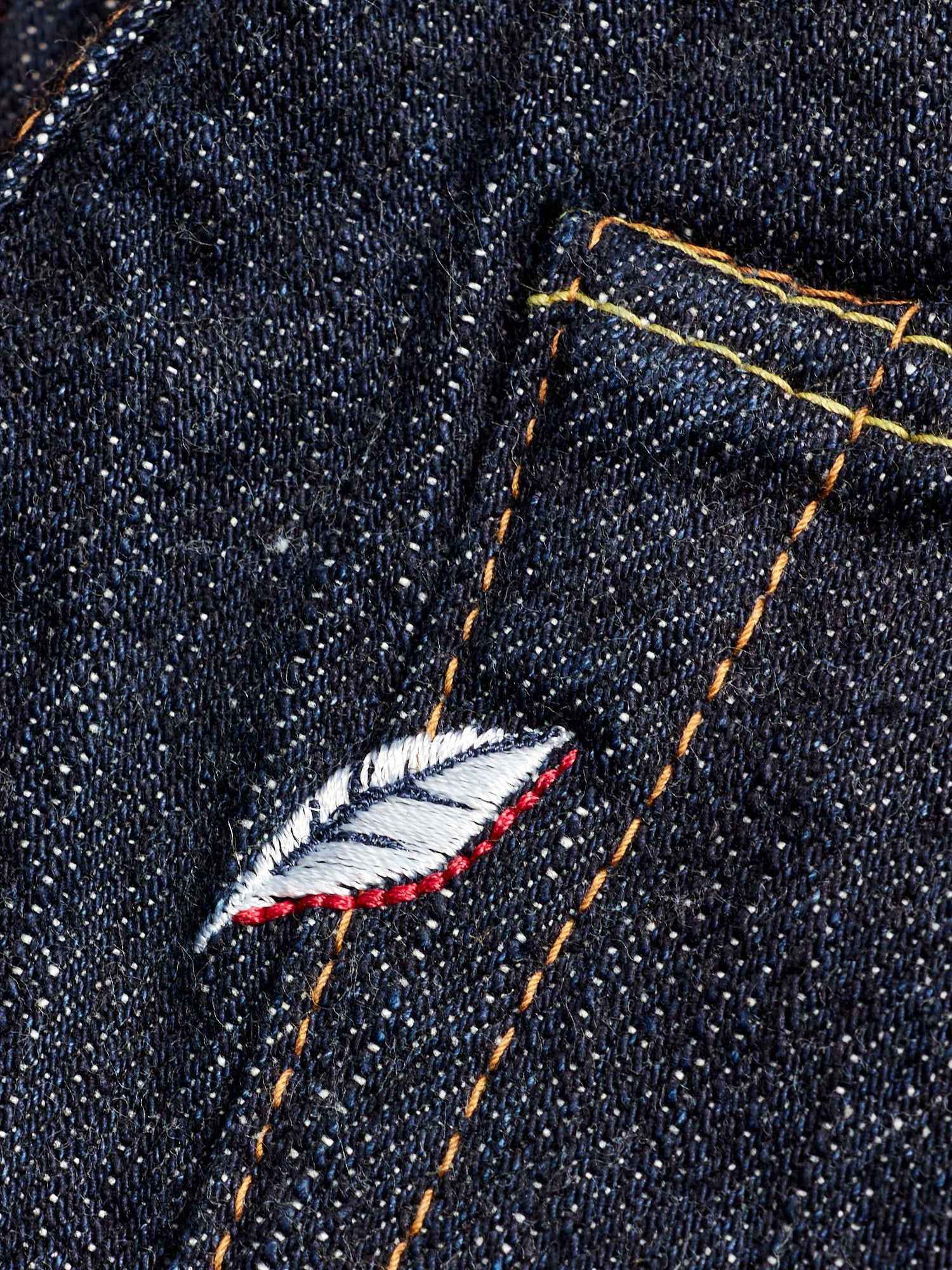 XX-003 14oz Rinsed Selvedge Denim - Regular Straight Fit - 4
