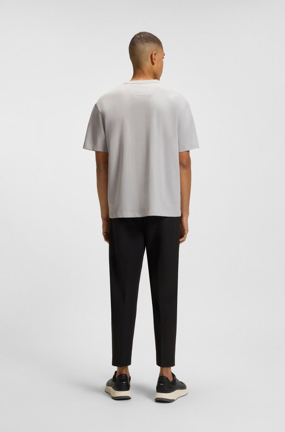 COTTON-JERSEY T-SHIRT WITH DOUBLE B MONOGRAM - 5