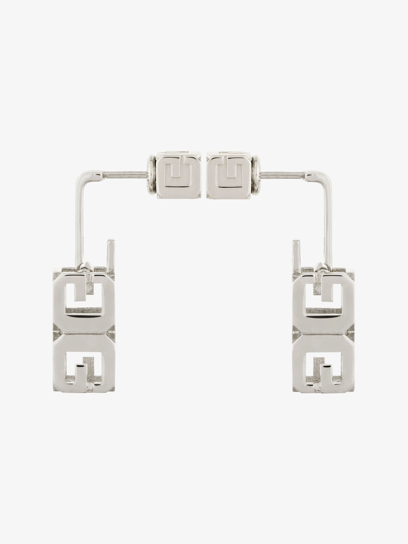G CUBE EARRINGS IN METAL 6