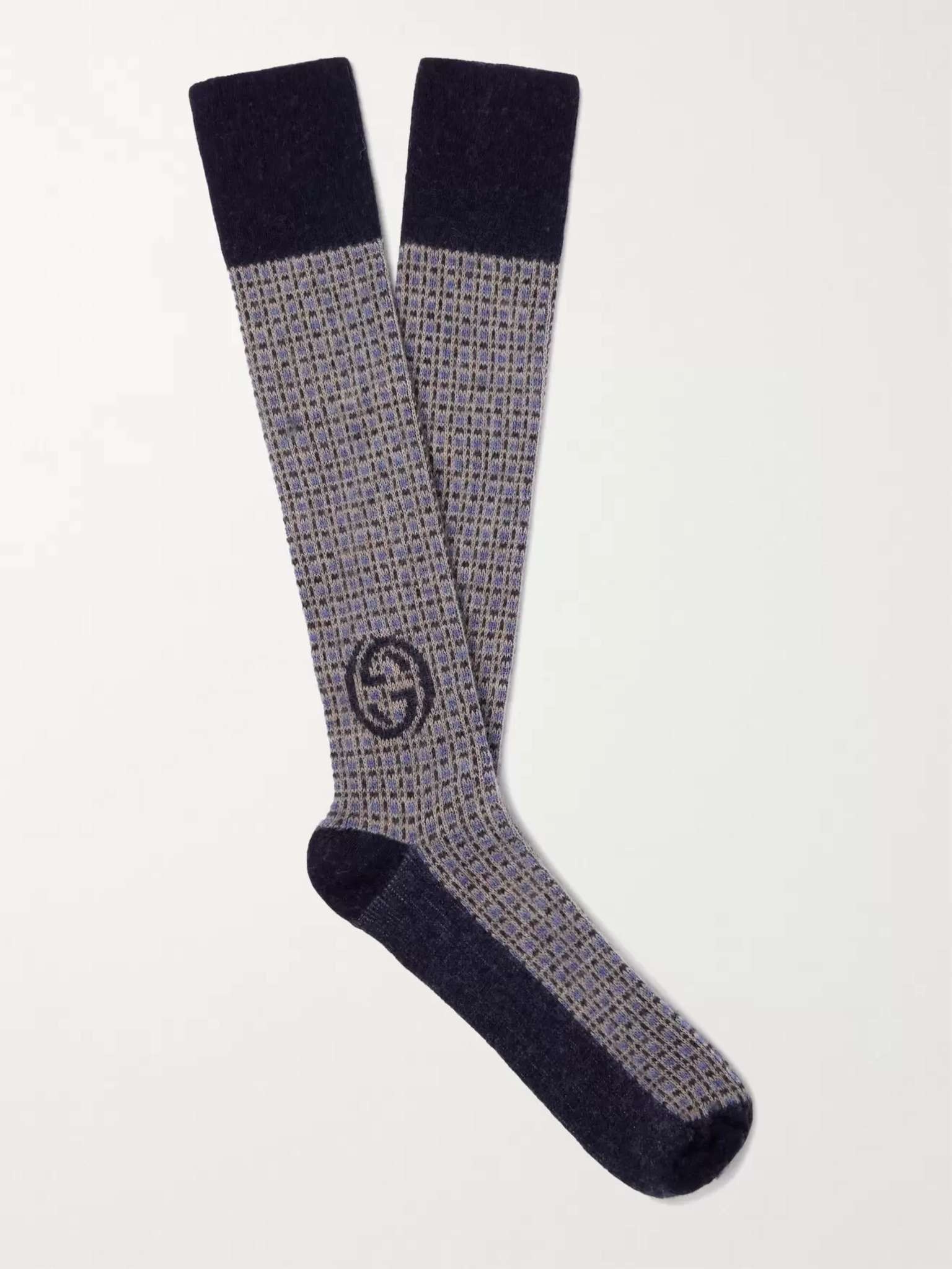 Wool-Blend Jacquard Socks - 1