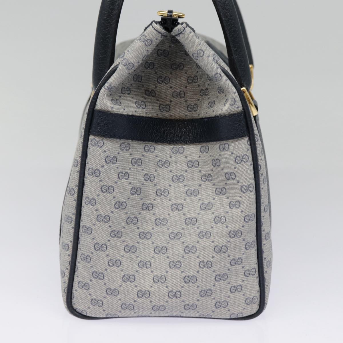 GUCCI Micro GG Supreme Hand Bag Pvc Navy Gold 000 40 000 40 - 5