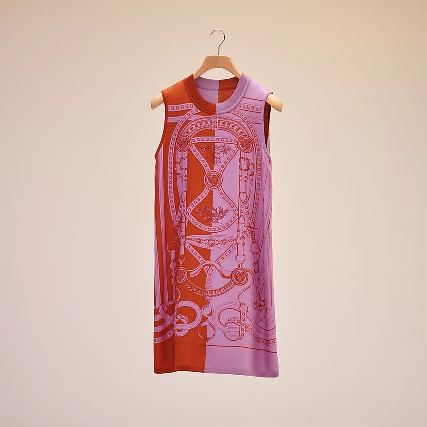 "Grand Tralala Cut" sleeveless twillaine dress - 4