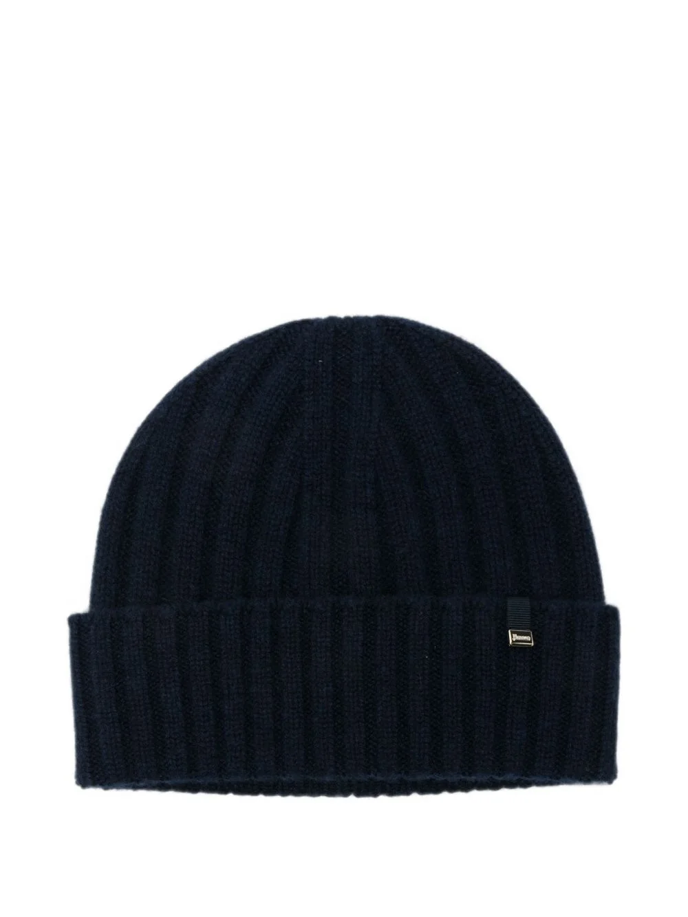 ribbed-knit beanie hat - 1