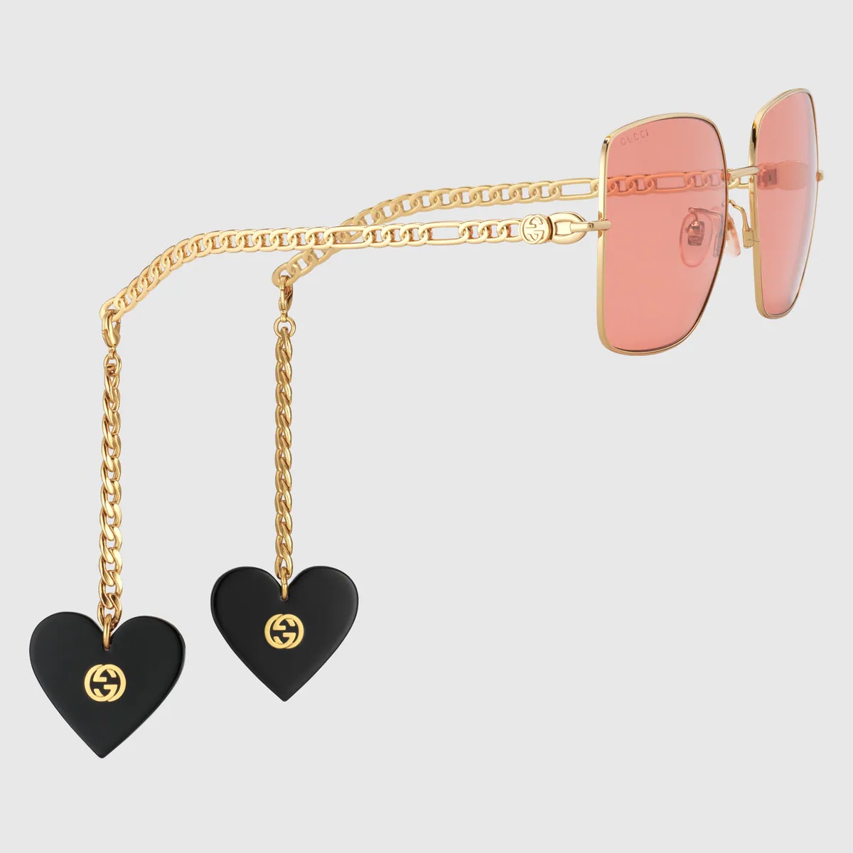 Gucci Les Pommes sunglasses with heart charms - 3