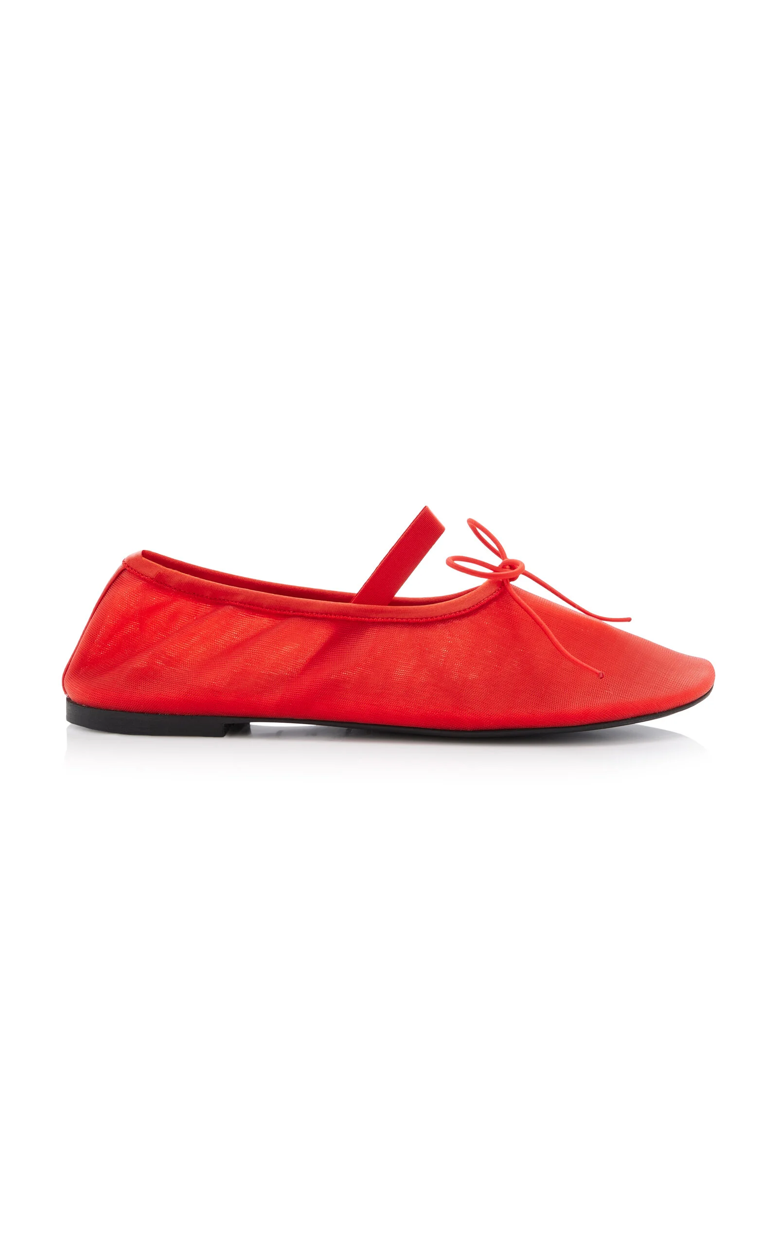 Glove Mesh Ballet Flats red - 1