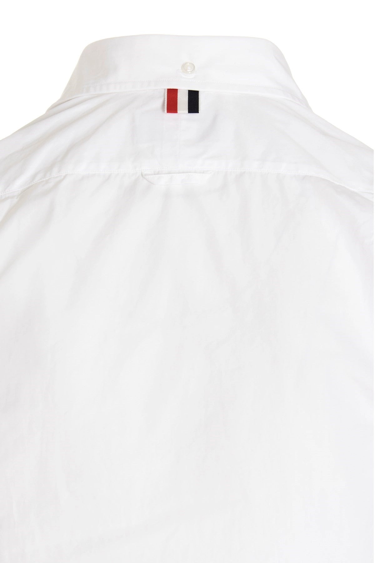 Thom Browne Men Solid Poplin Shirt - 5