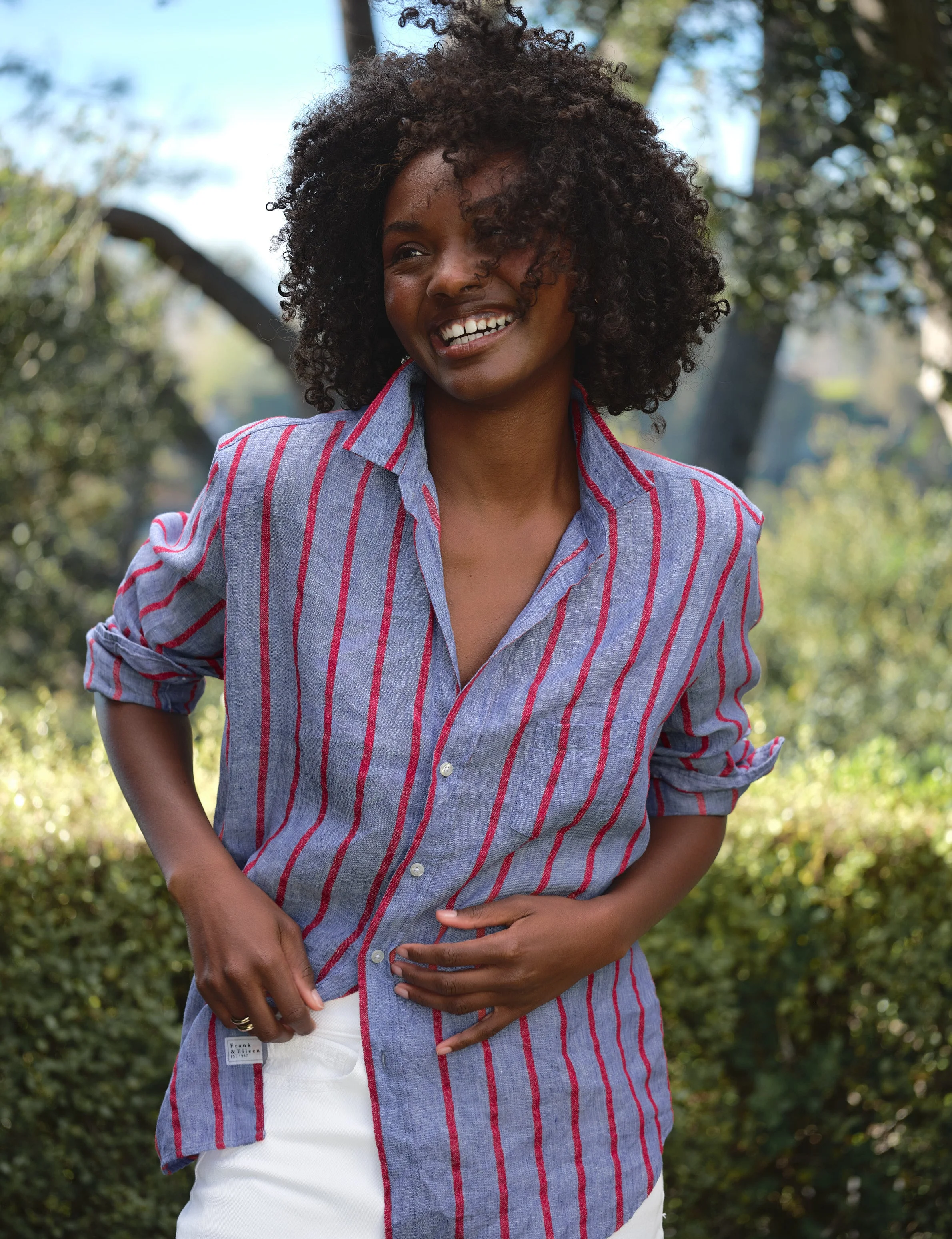 Relaxed Button-Up Shirt - 1