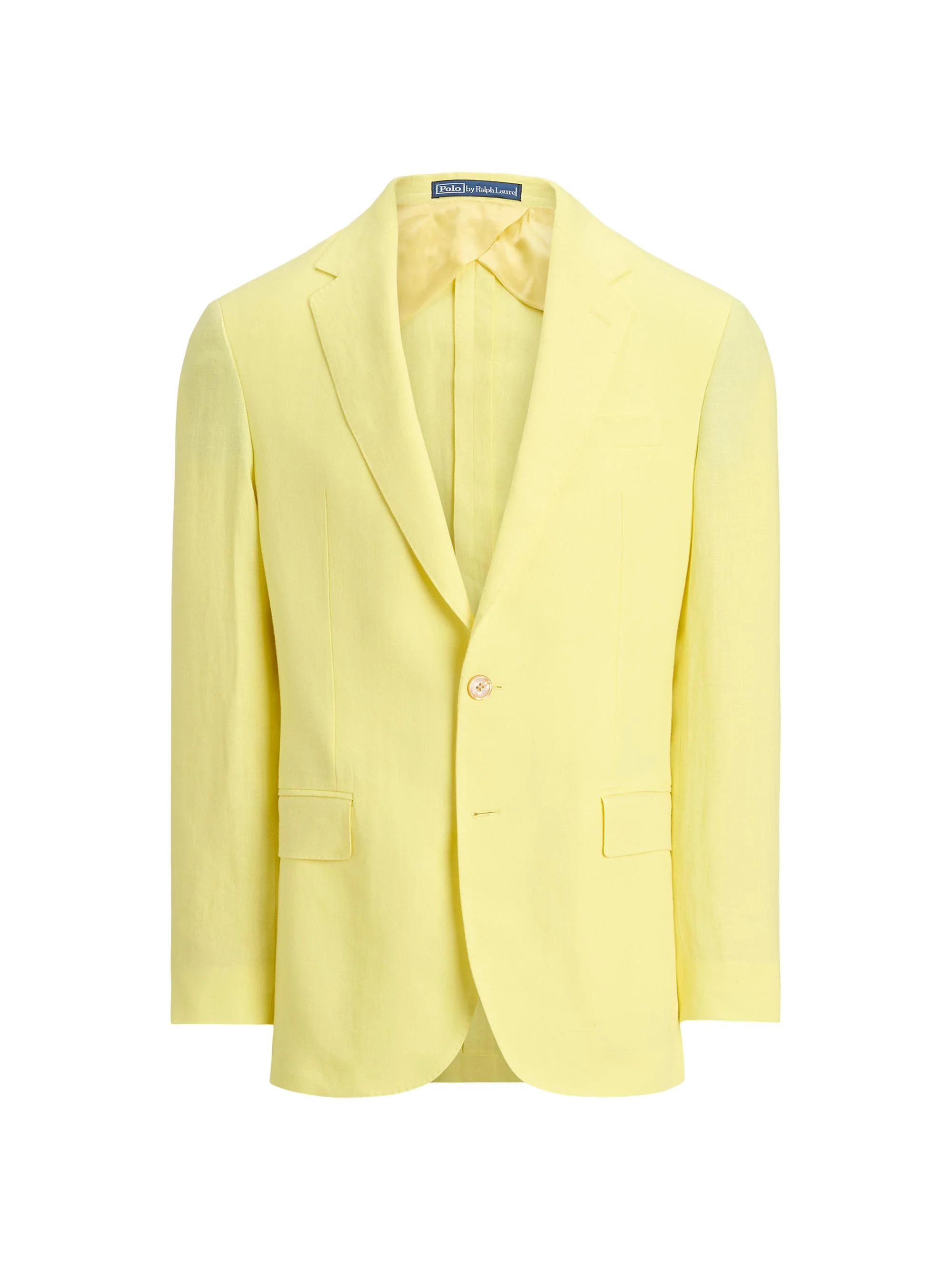 Men's Linen Sport Coat - Summer Yellow - 1