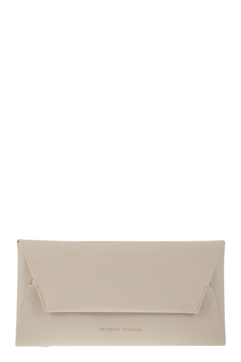 BRUNELLO CUCINELLI LEATHER CROSS-BODY BAG - 1