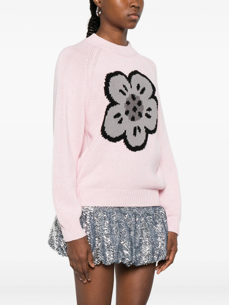 KENZO Kenzo Floral-motif Crew-neck Sweater outlook