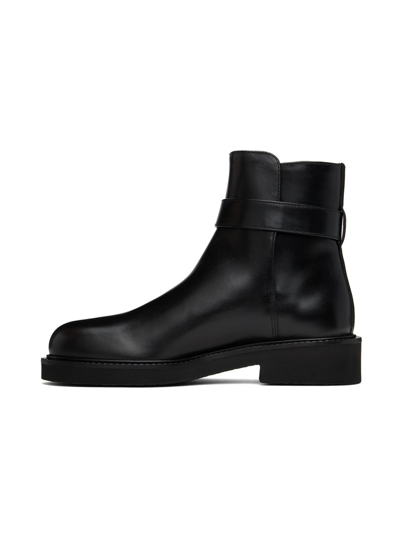 Black VLogo Locker Boots 3