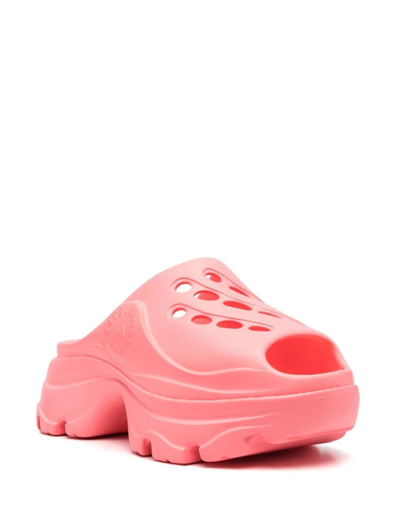 adidas 55mm logo-embossed clogs outlook