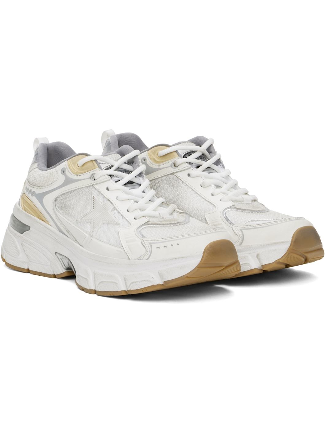 White Lightstar Sneakers - 4
