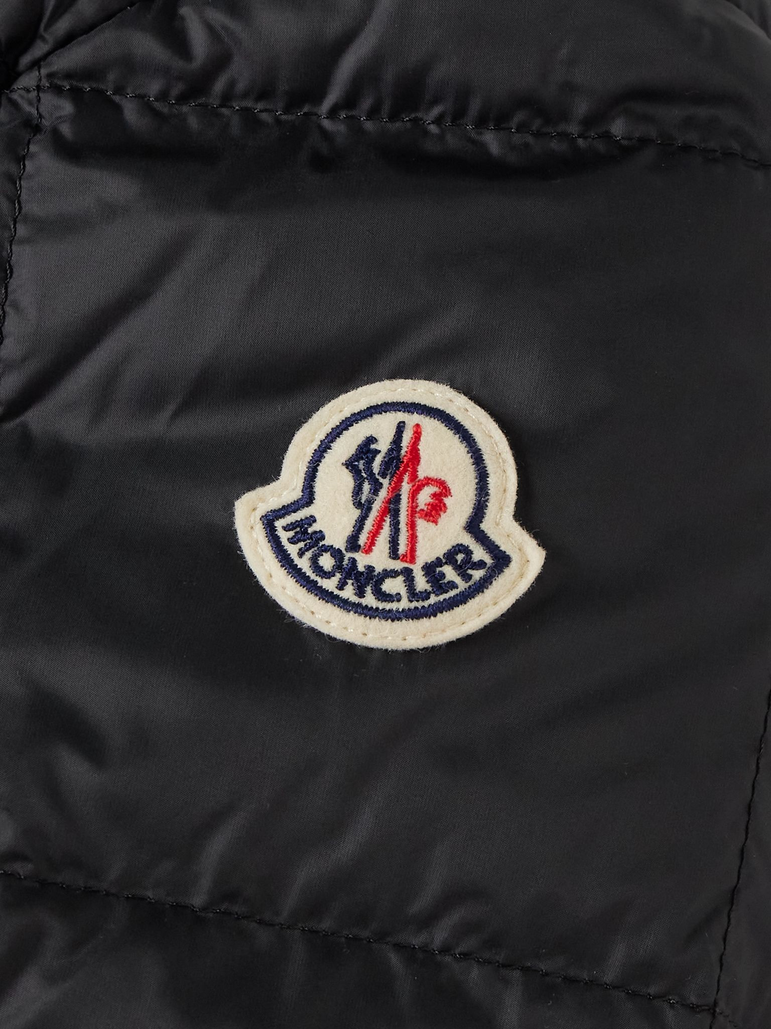 Jarcieu braided cord-trimmed quilted shell down jacket Black - 5
