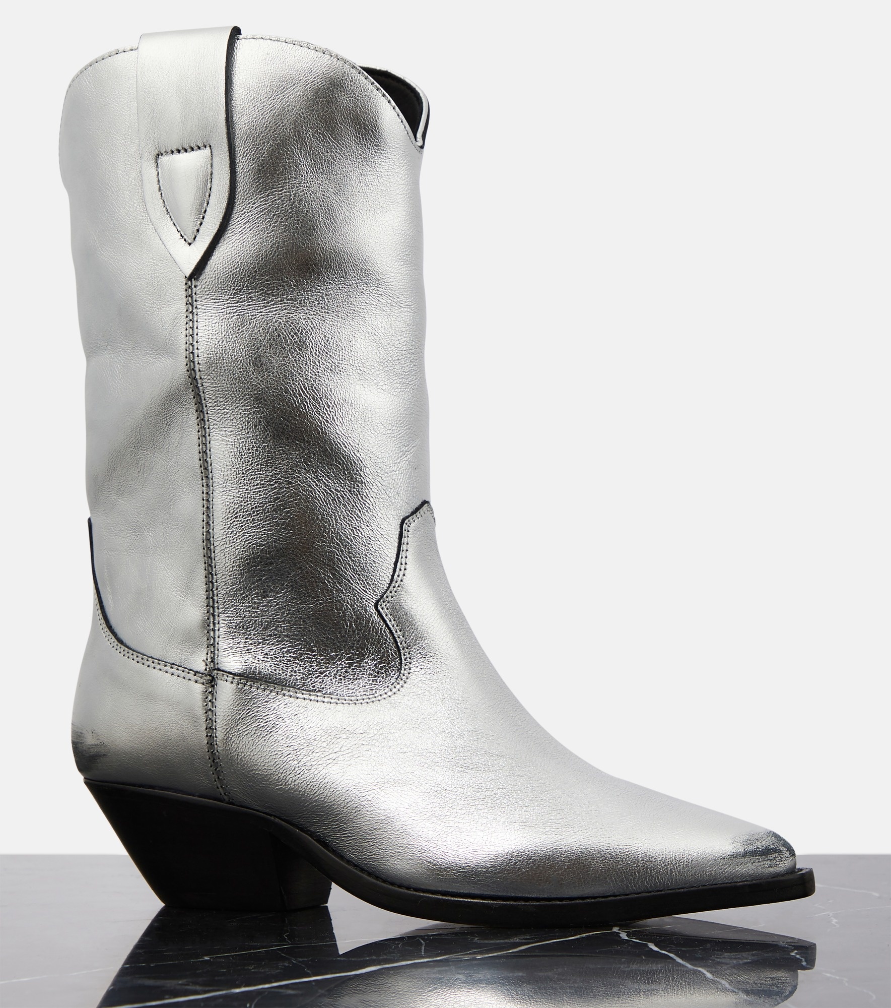 Duerto metallic leather cowboy boots - 6