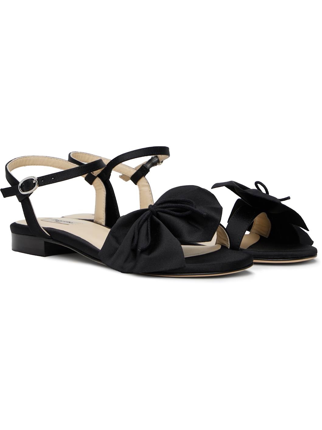 Black Janice Sandals - 4