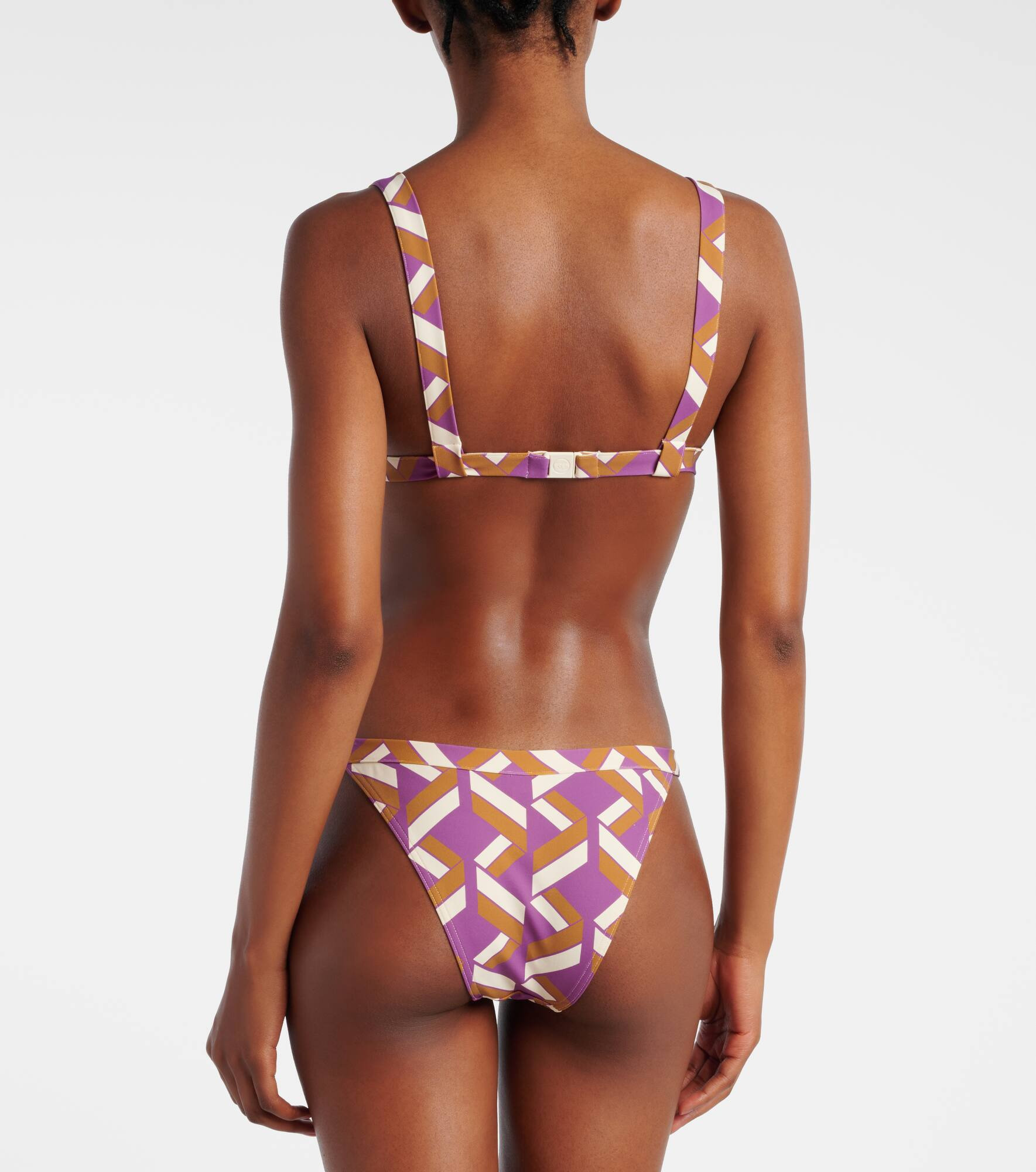Fever printed high-rise bikini bottoms - 3