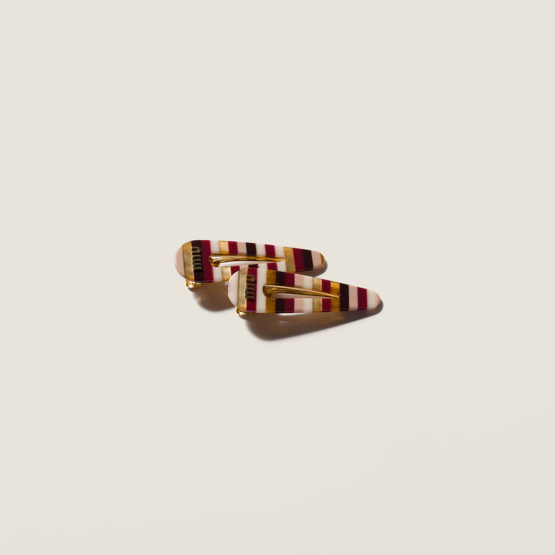 Hair clips with logo 1