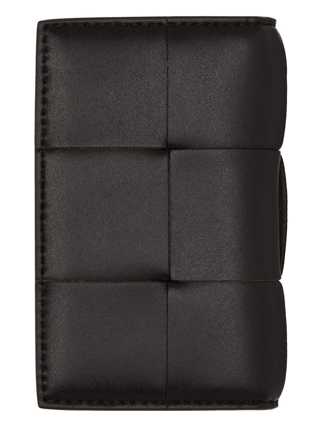 Brown & Tan Cassette Flap Card Case Wallet - 2