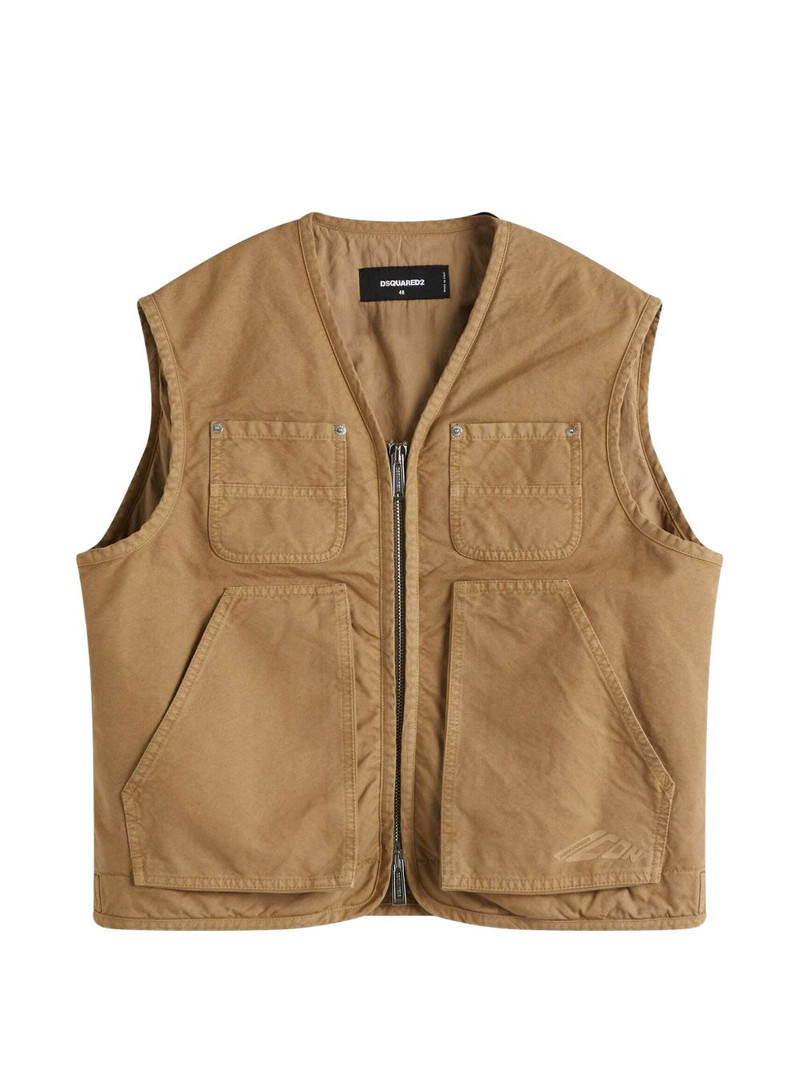 zip-up gilet 1