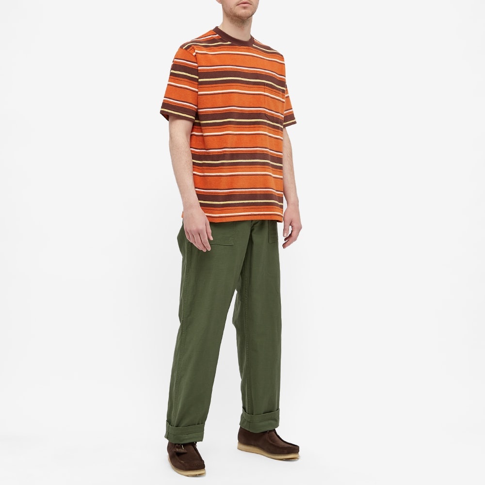 Beams Plus Pile Stripe Pocket Tee - 5