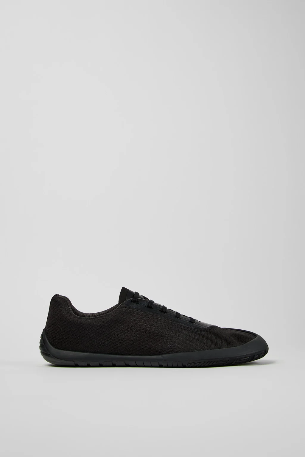 Black Leather Sneakers for Men. - 1
